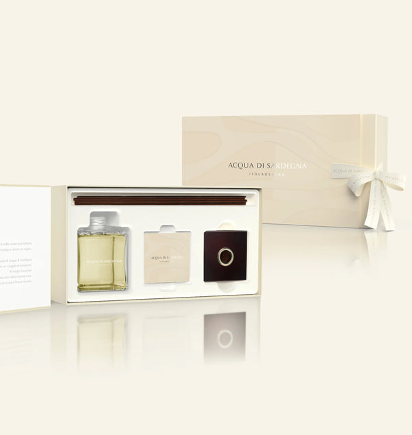 Acqua Di Sardegna Diffusore per Ambiente con vassoio, bicchiere e sassi Ginepro 200 ml